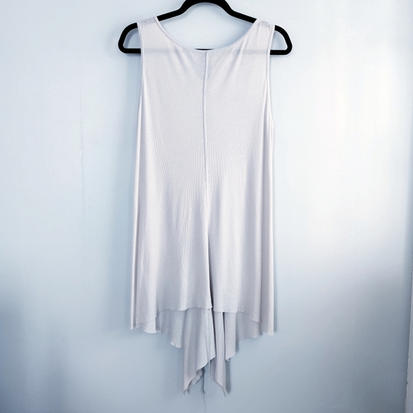 Peachoo + Krejberg sleeveless seamed tunic dress with raw hems - Picture 1 of 11